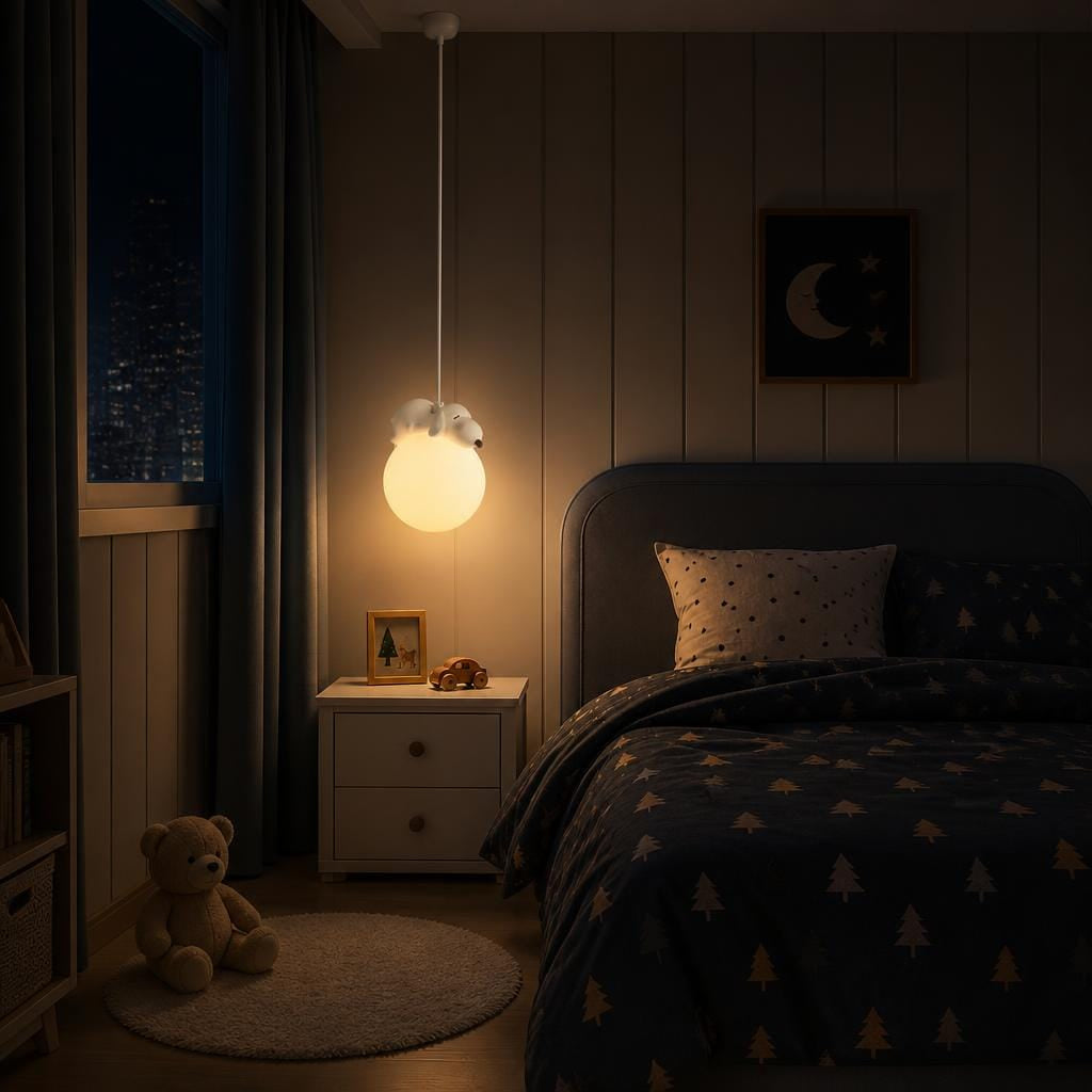 Veilleuse chien suspension LED - LumiPuppy