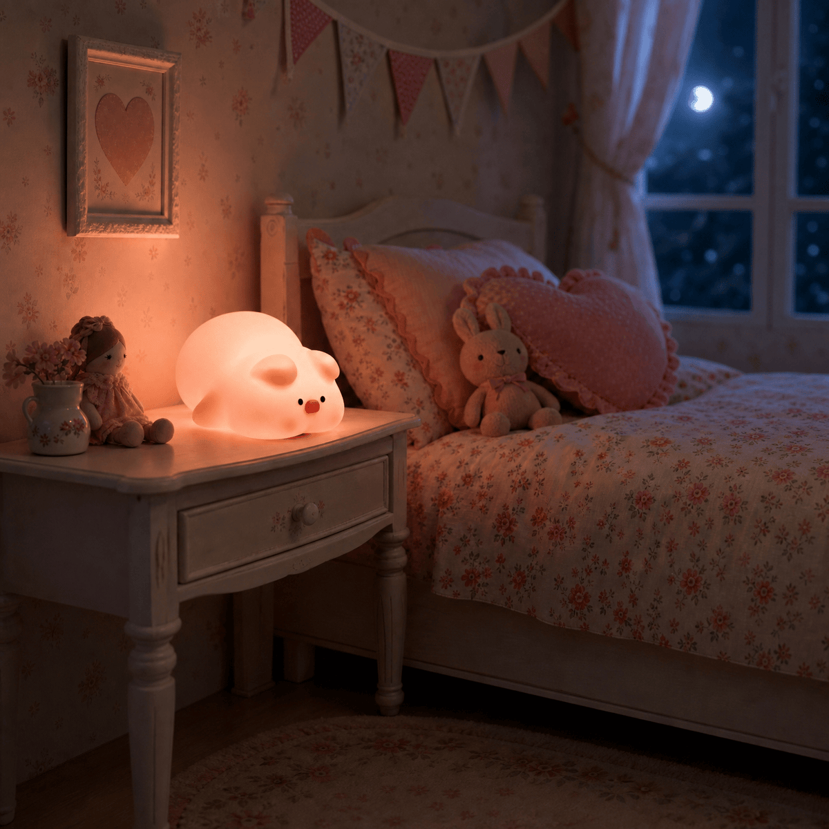 Veilleuse cochon enfant - PiggyBoo