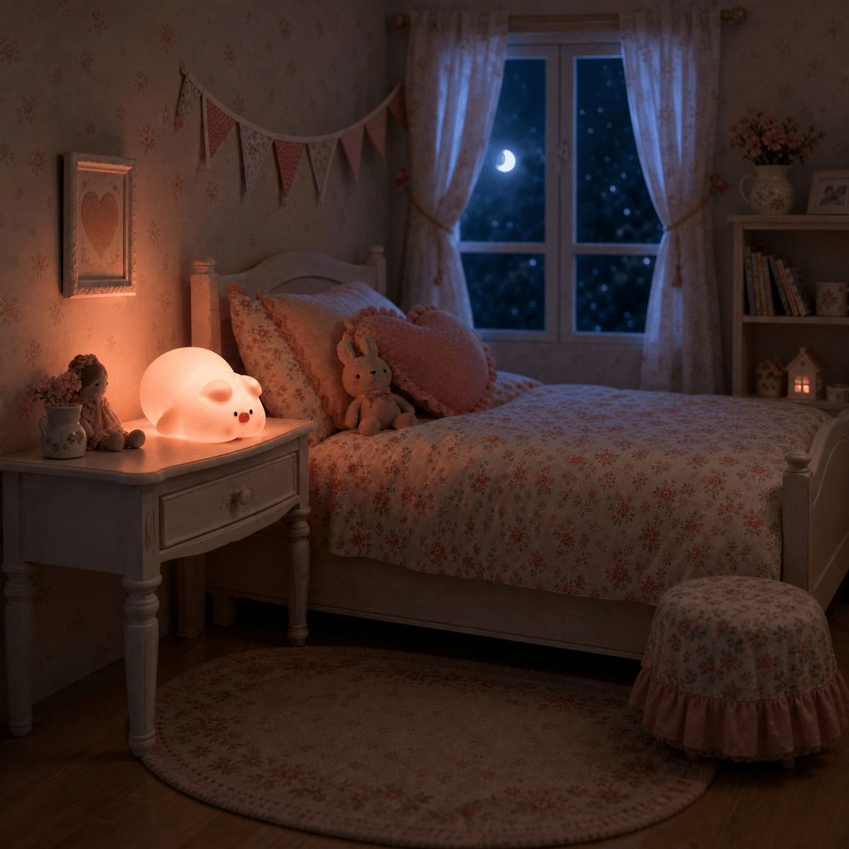Veilleuse cochon enfant - PiggyBoo