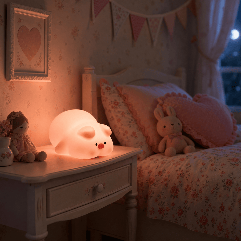 Veilleuse cochon enfant - PiggyBoo