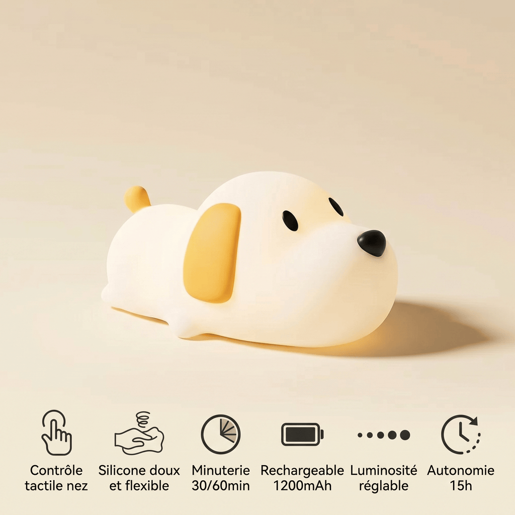 Veilleuse de chevet chien - PuppyZen