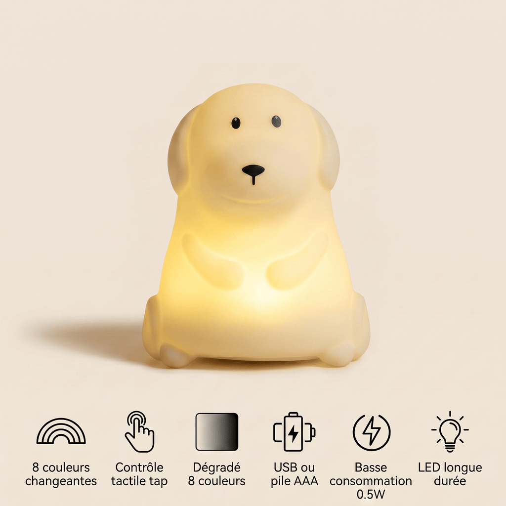 Veilleuse de nuit chien - DreamPup
