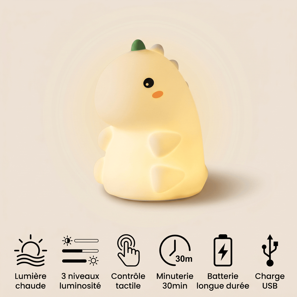 Veilleuse dinosaure rechargeable - SleepyDino