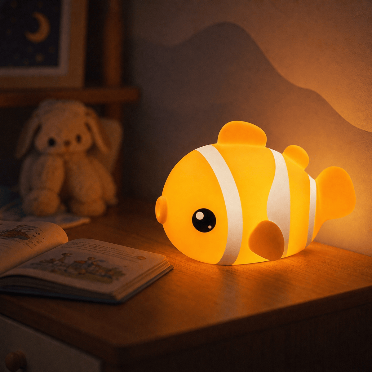 Veilleuse enfant poisson fluo - BabyFish