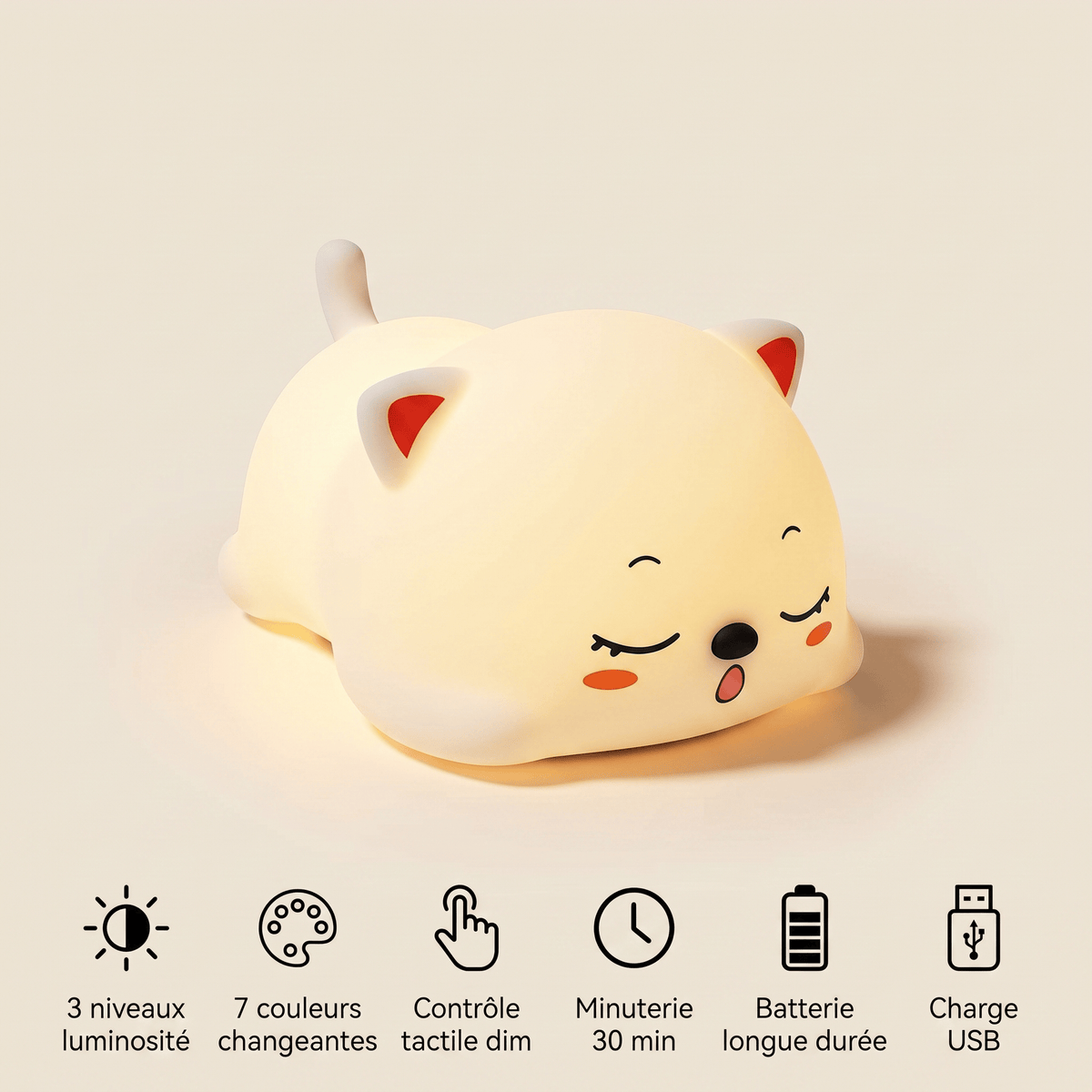 Veilleuse forme chat - CatLight