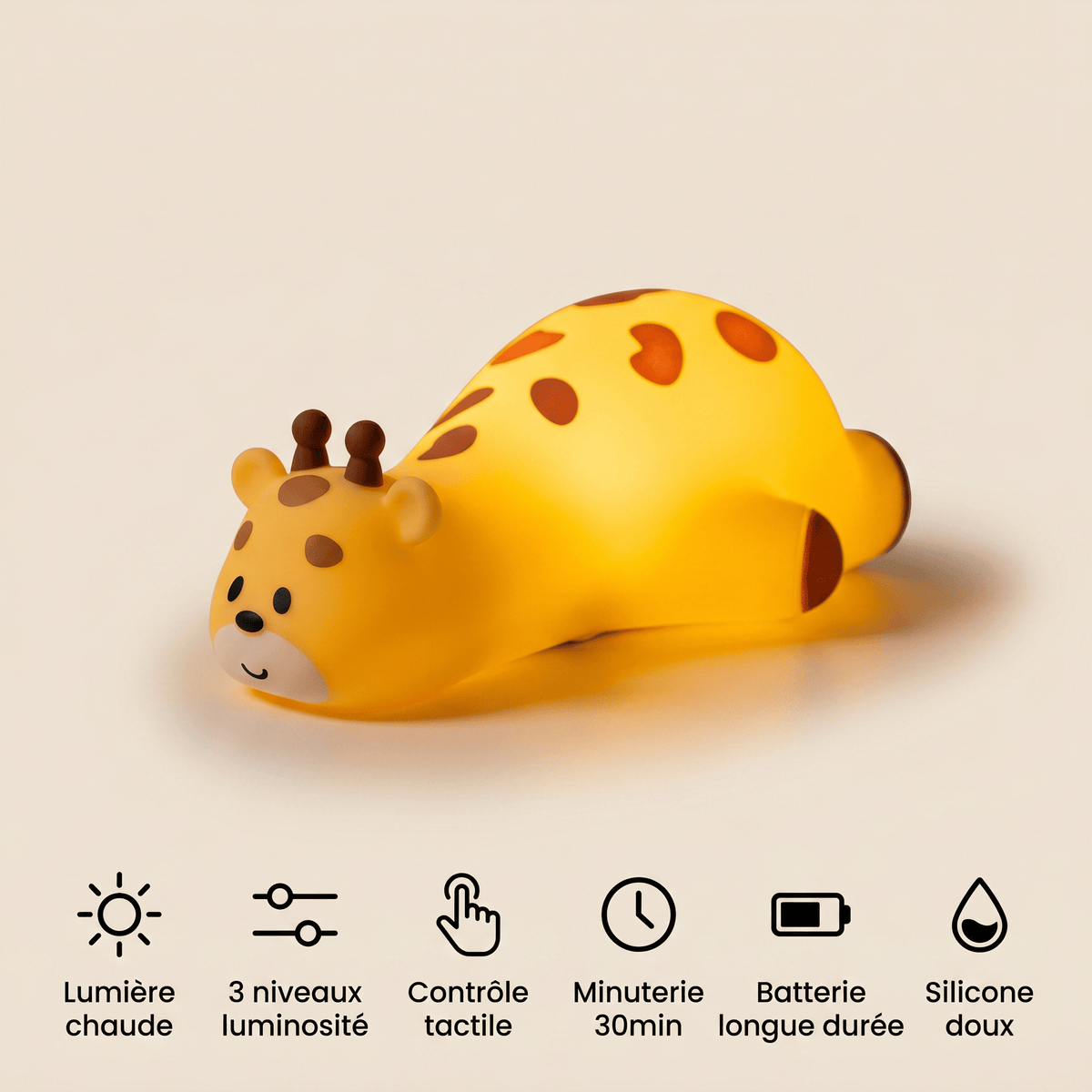 Veilleuse girafe bébé - GiraLight