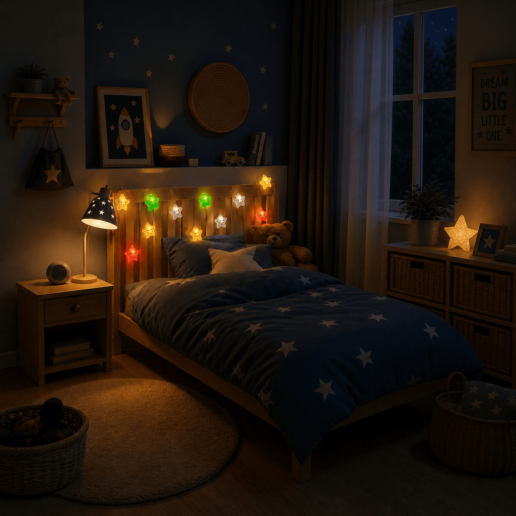 Veilleuse guirlande étoiles lumineuses - EtoileGlow