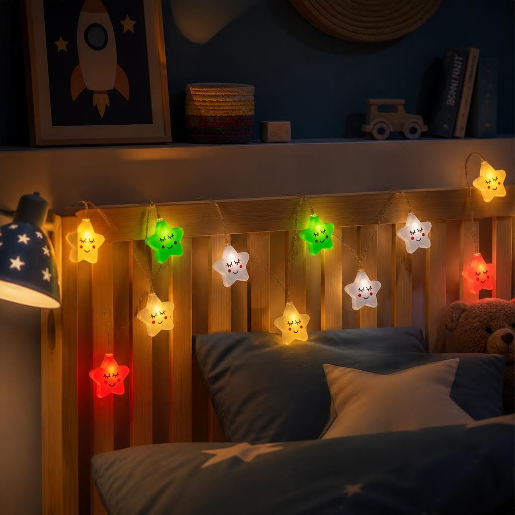 Veilleuse guirlande étoiles lumineuses - EtoileGlow