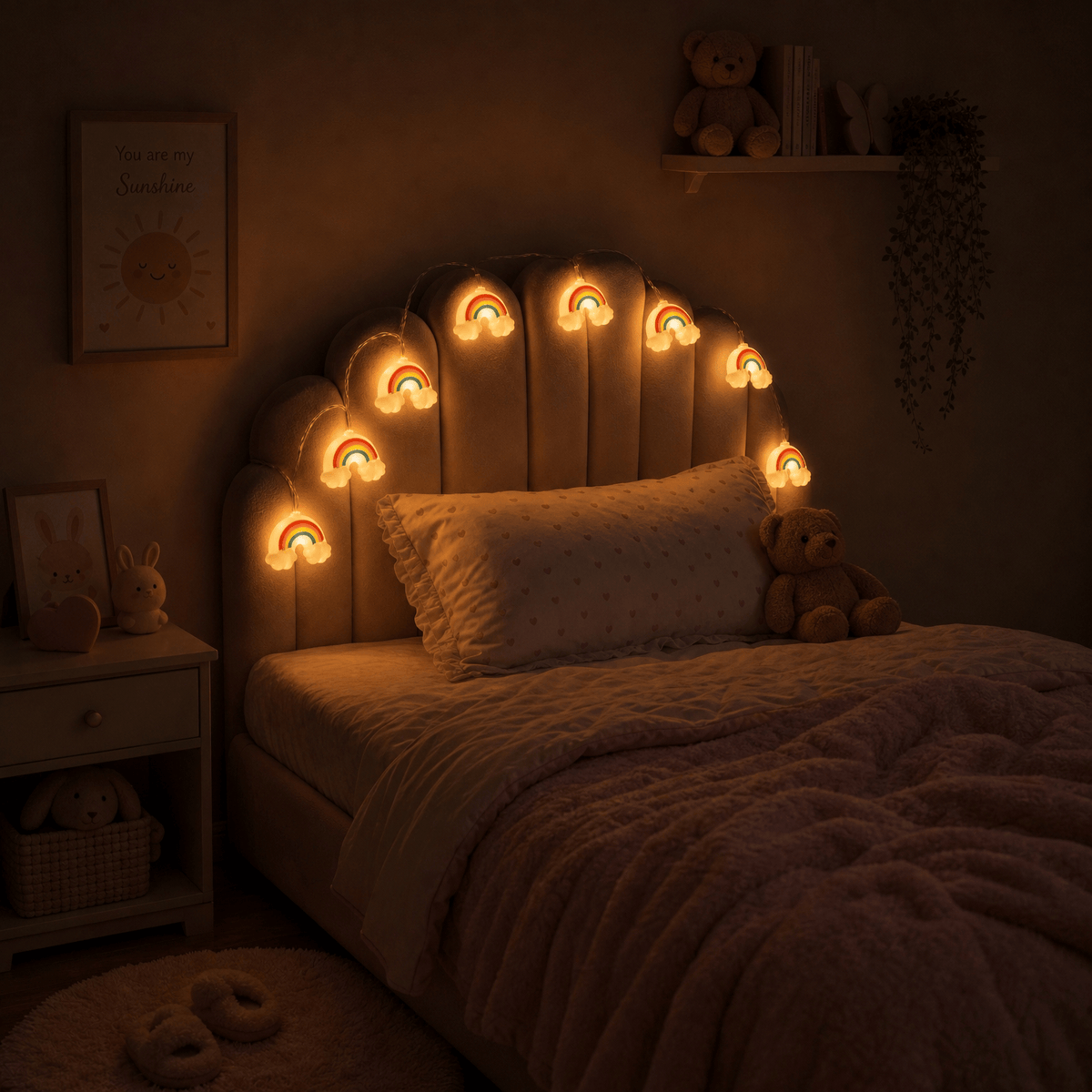 Veilleuse guirlande lumineuse enfant - RainbowParty