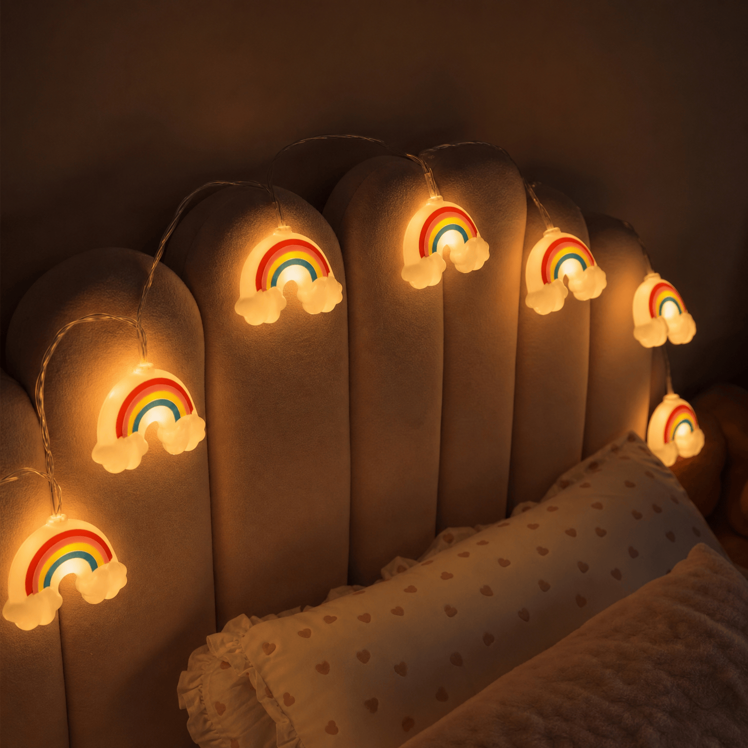 Veilleuse guirlande lumineuse enfant - RainbowParty