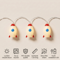 Veilleuse guirlande lumineuse fusée - GalaxyRocket
