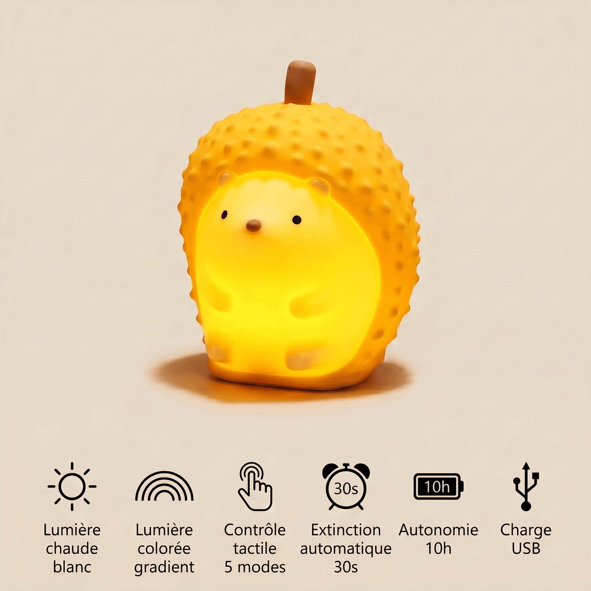 Veilleuse hérisson LED - CozyHog