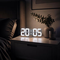 Veilleuse horloge murale digitale - DecoTime
