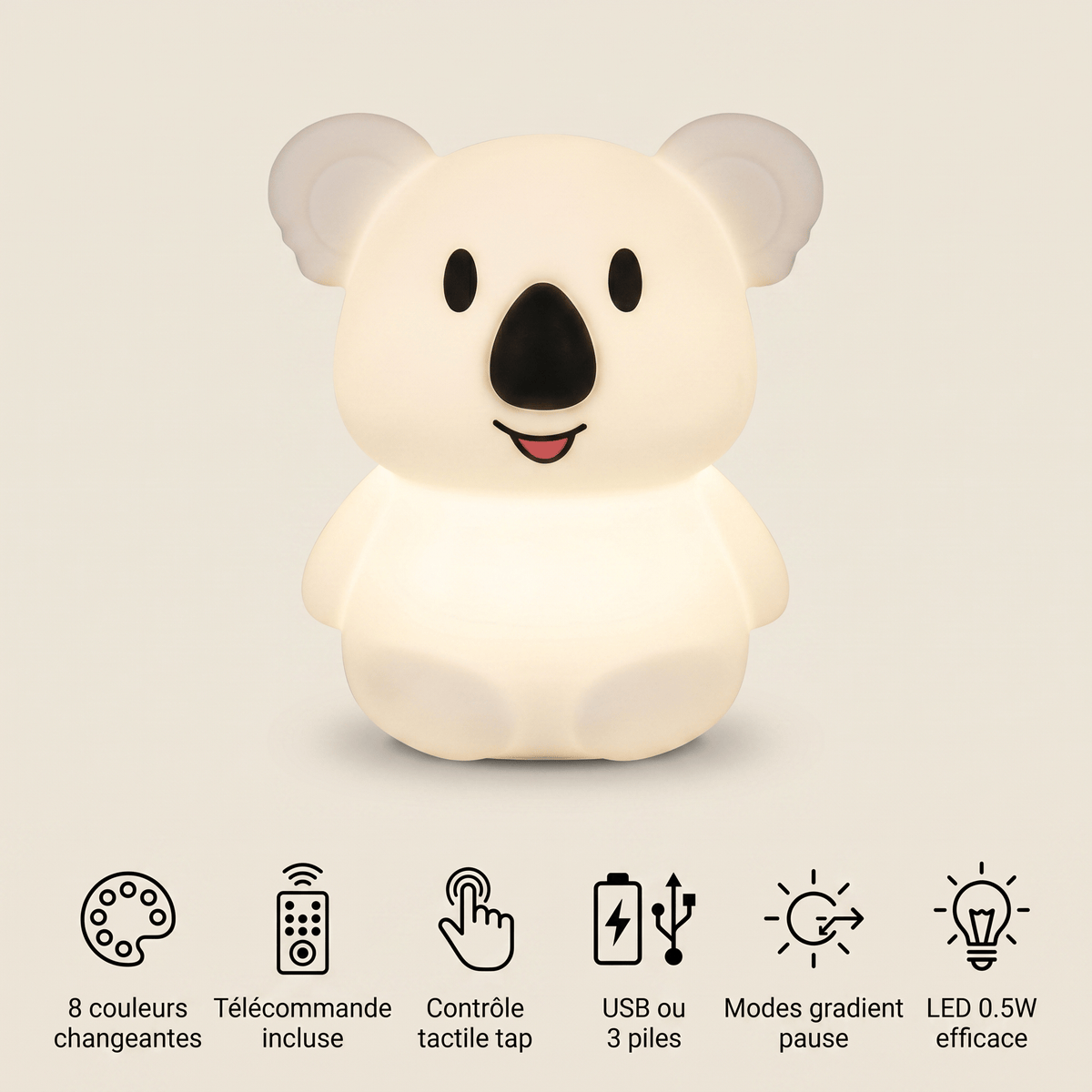 Veilleuse koala rechargeable - KoaJoy