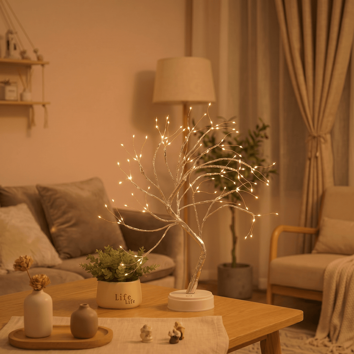Veilleuse lampe branche lumineuse - FairyBranch