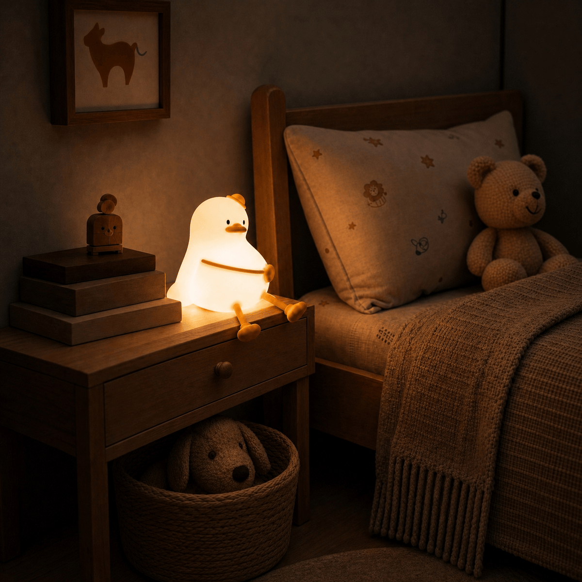 Veilleuse lampe chevet canard