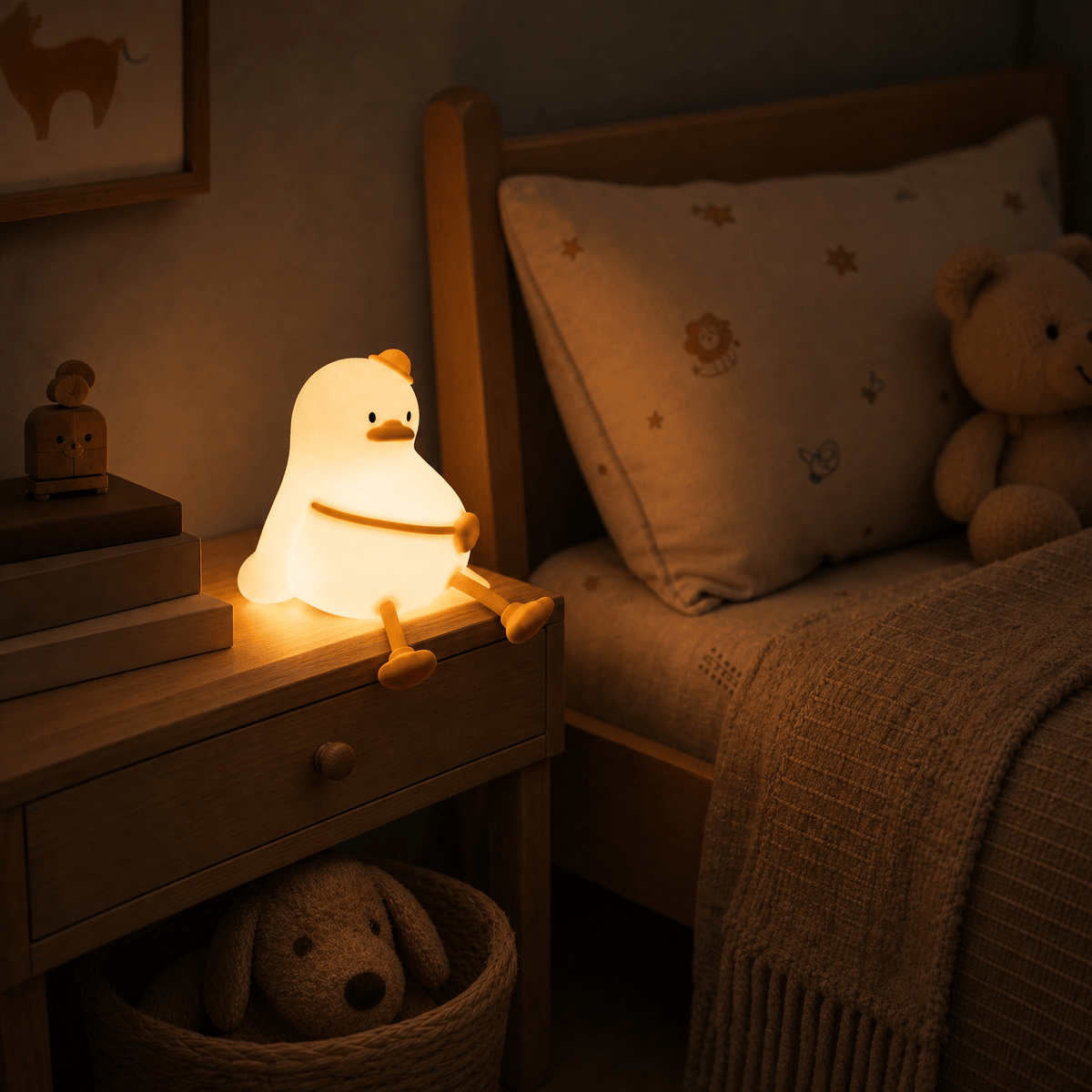 Veilleuse lampe chevet canard