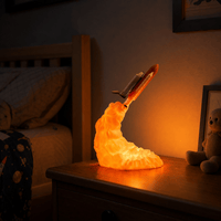 Veilleuse lampe fusée 3D - SpaceRocket