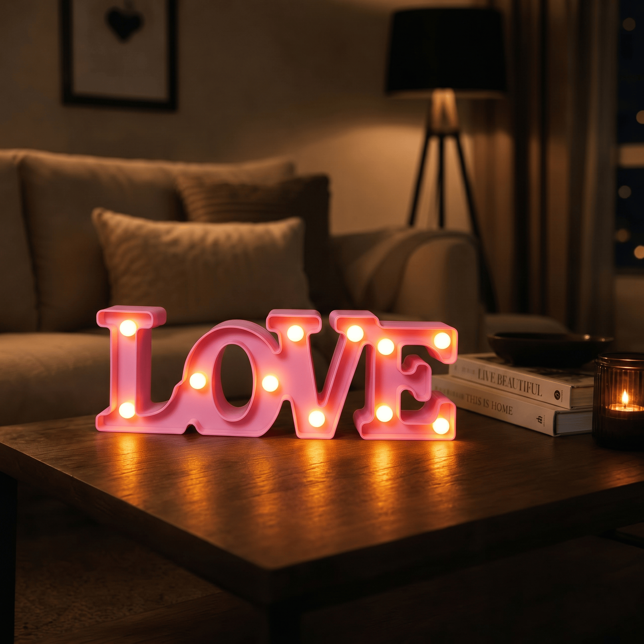 Veilleuse lampe LED love - LoveGlow