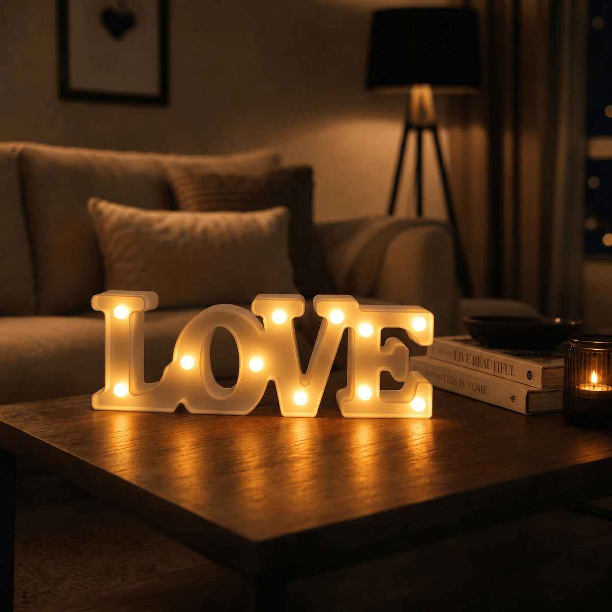 Veilleuse lampe LED love - LoveGlow