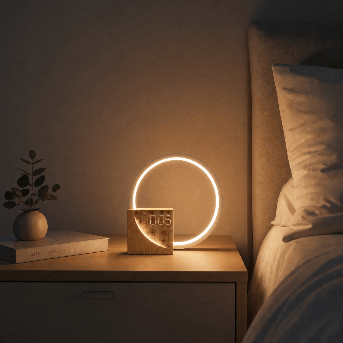 Veilleuse lampe réveil tactile - CalmRise