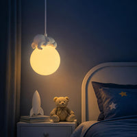 Veilleuse lampe suspension éléphant - LuneDream