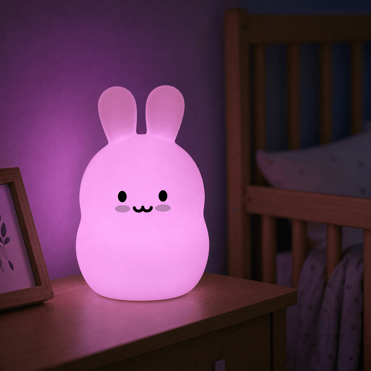 Veilleuse lapin lampe de chevet - JoyRabbit