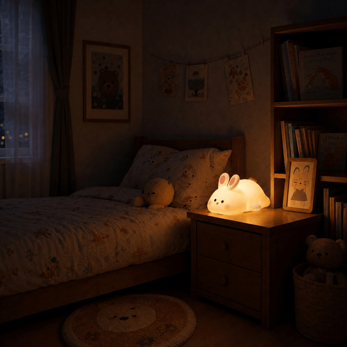 Veilleuse lapin pour enfant - SoftLapin