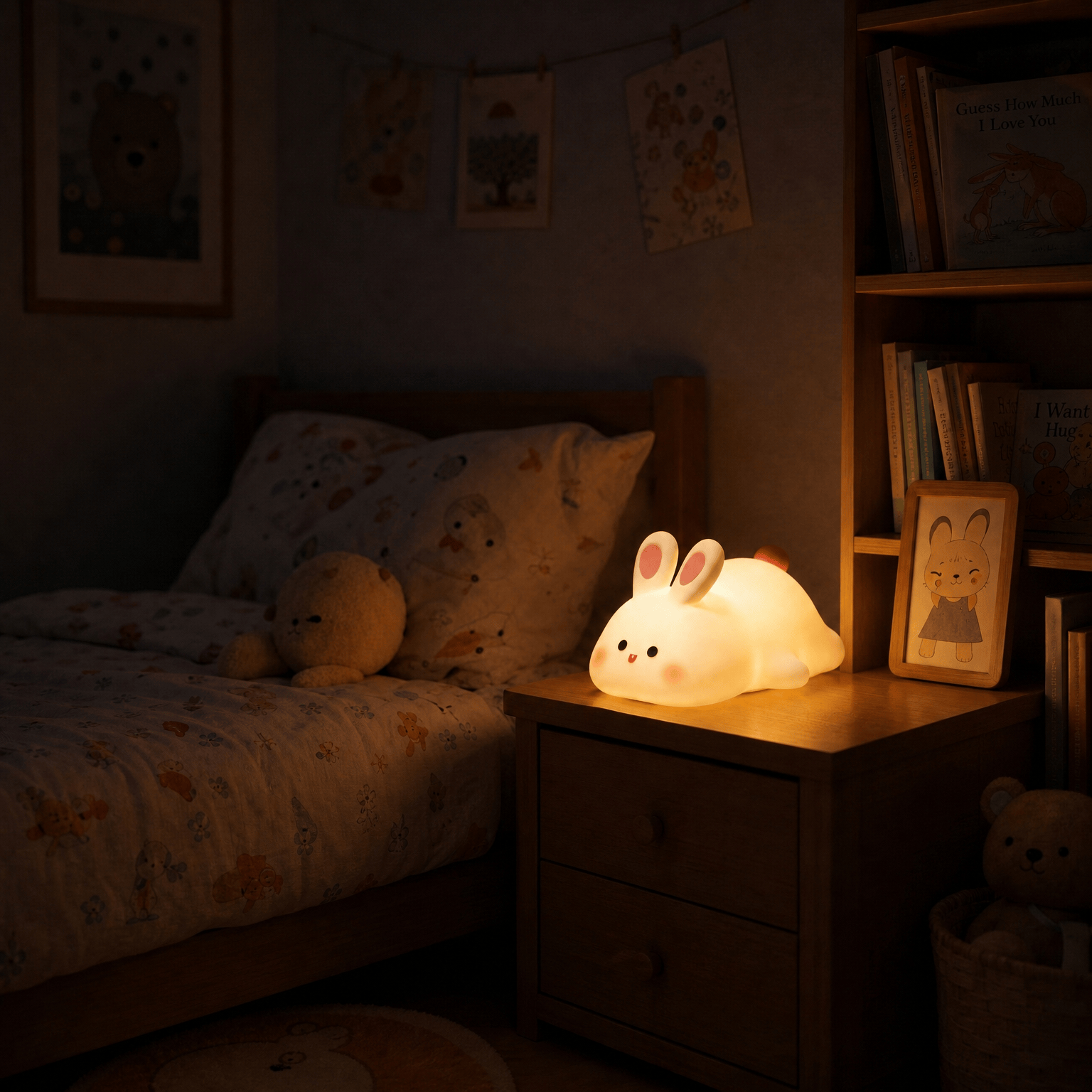 Veilleuse lapin pour enfant - SoftLapin