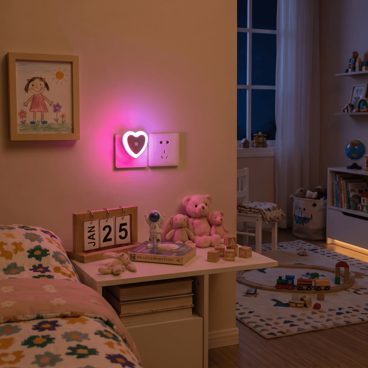 Veilleuse LED Cœur - LumiNuit