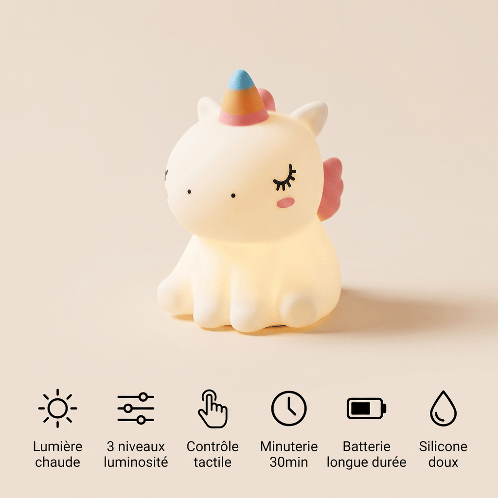 Veilleuse licorne bébé - UniMagic
