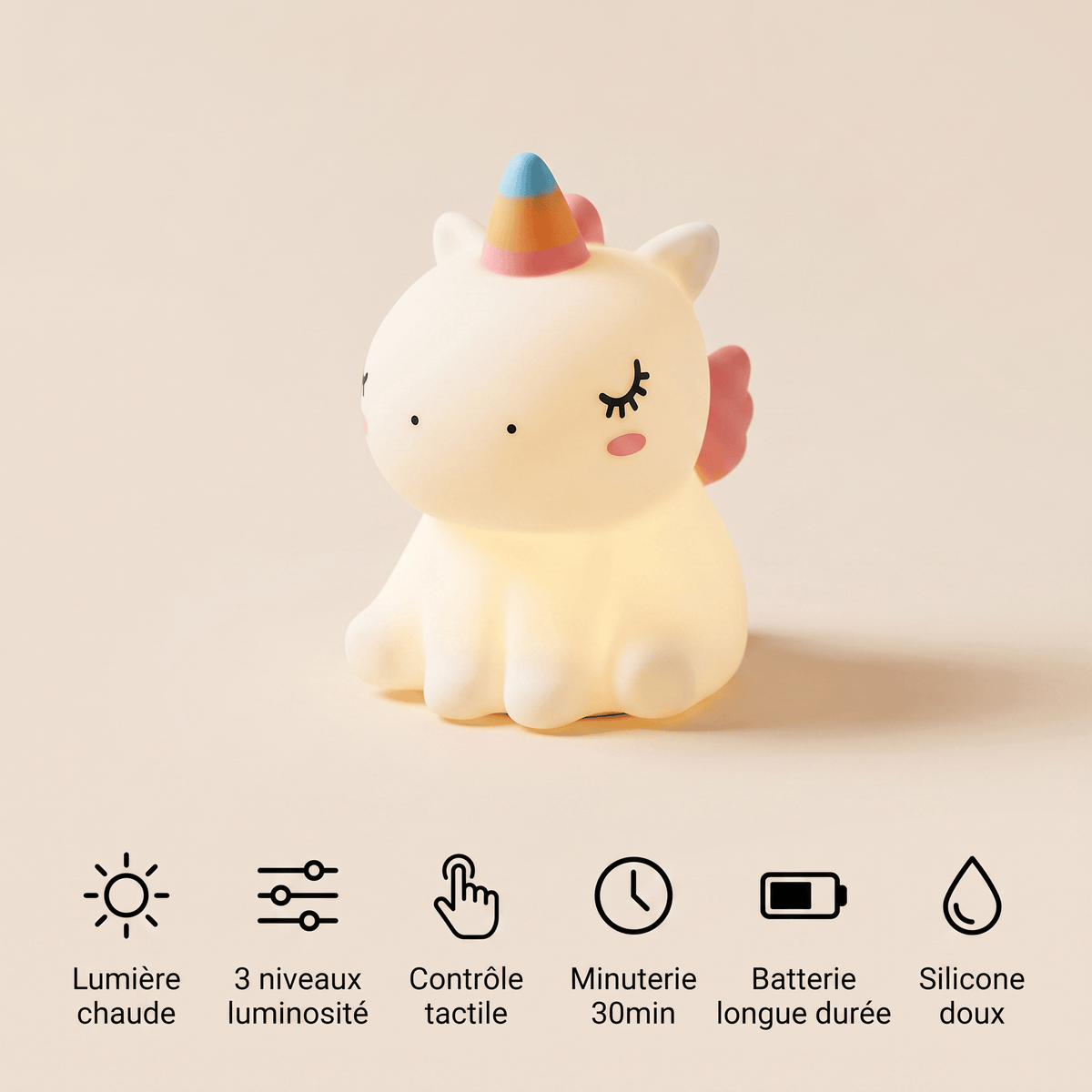 Veilleuse licorne bébé - UniMagic