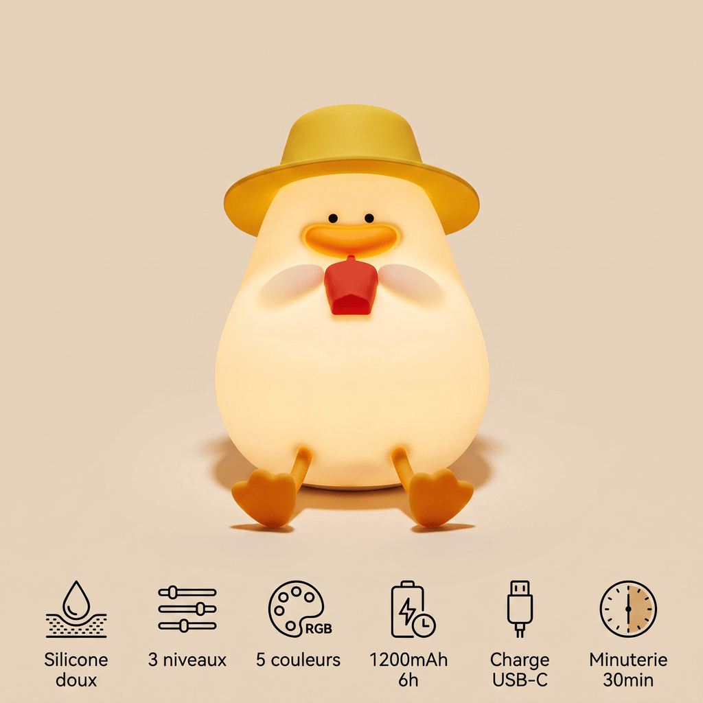 Veilleuse lumineuse canard - CanaRelax