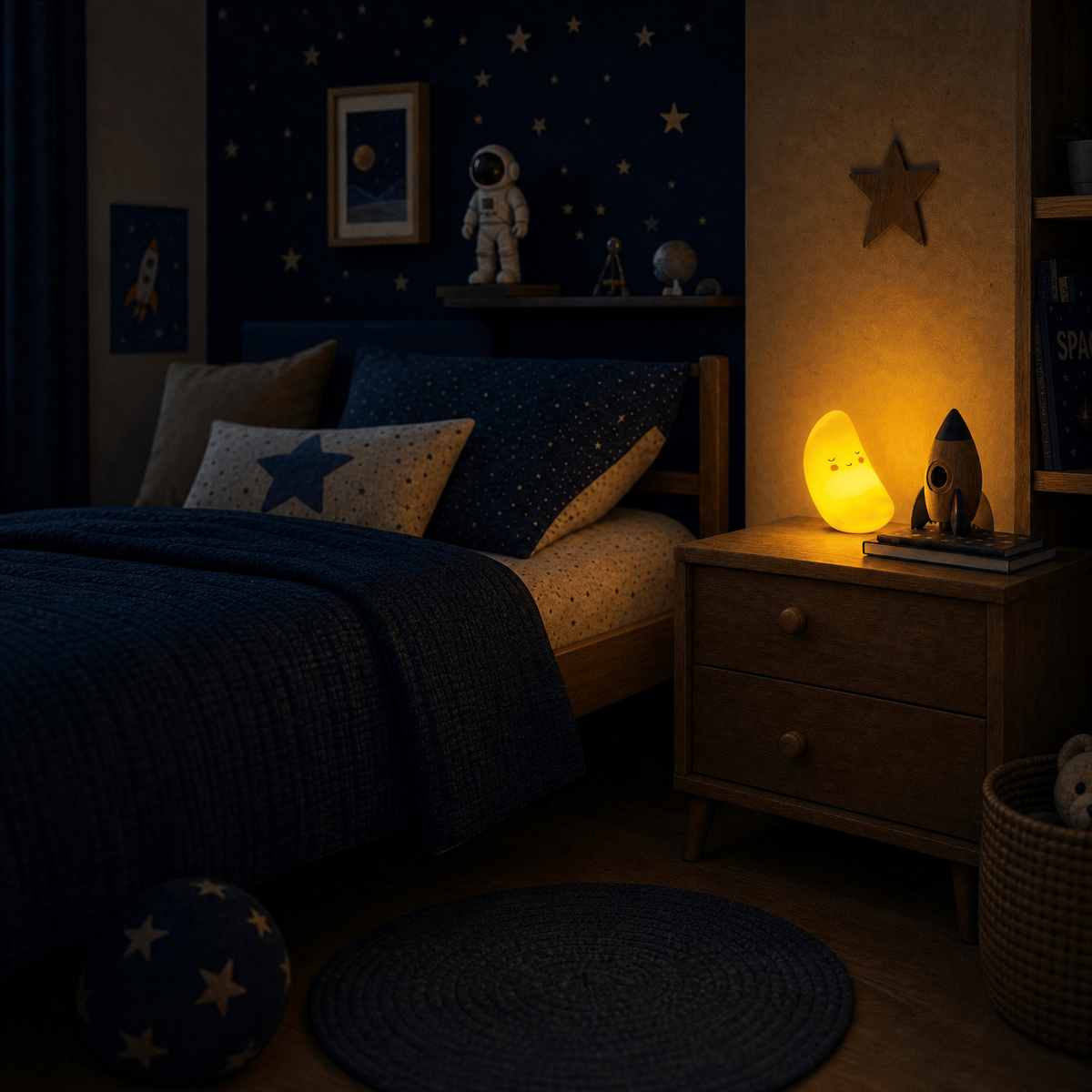 Veilleuse lune bébé - PetitMoon
