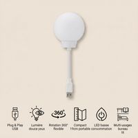 Veilleuse lune USB - CozyMoon