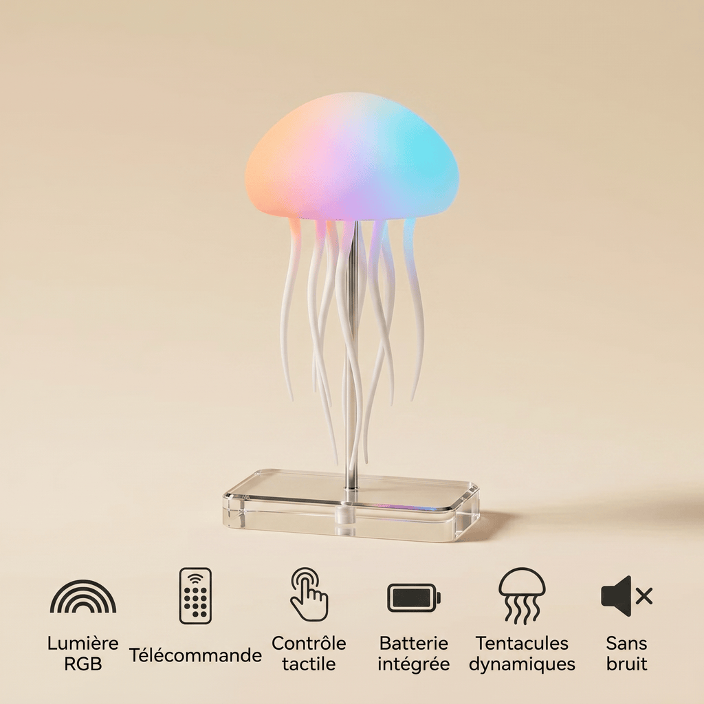 Veilleuse méduse flottante - JellyNight