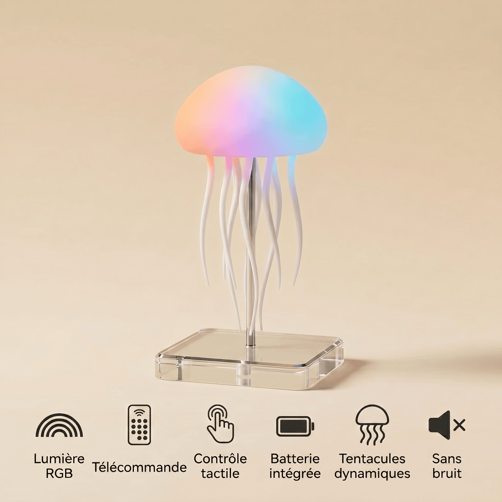 Veilleuse méduse tactile - MedusaLuz
