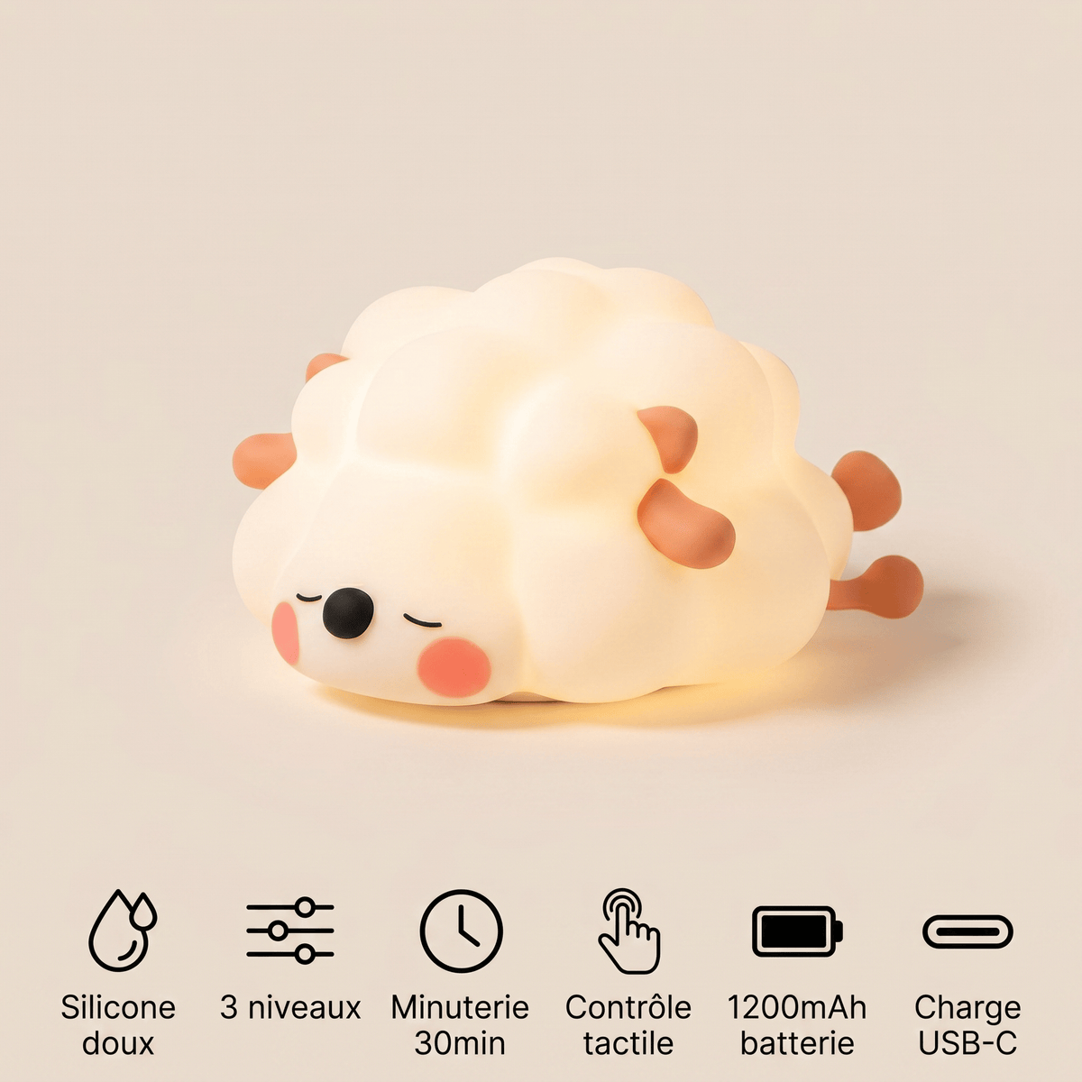 Veilleuse mouton bébé - SheepMood