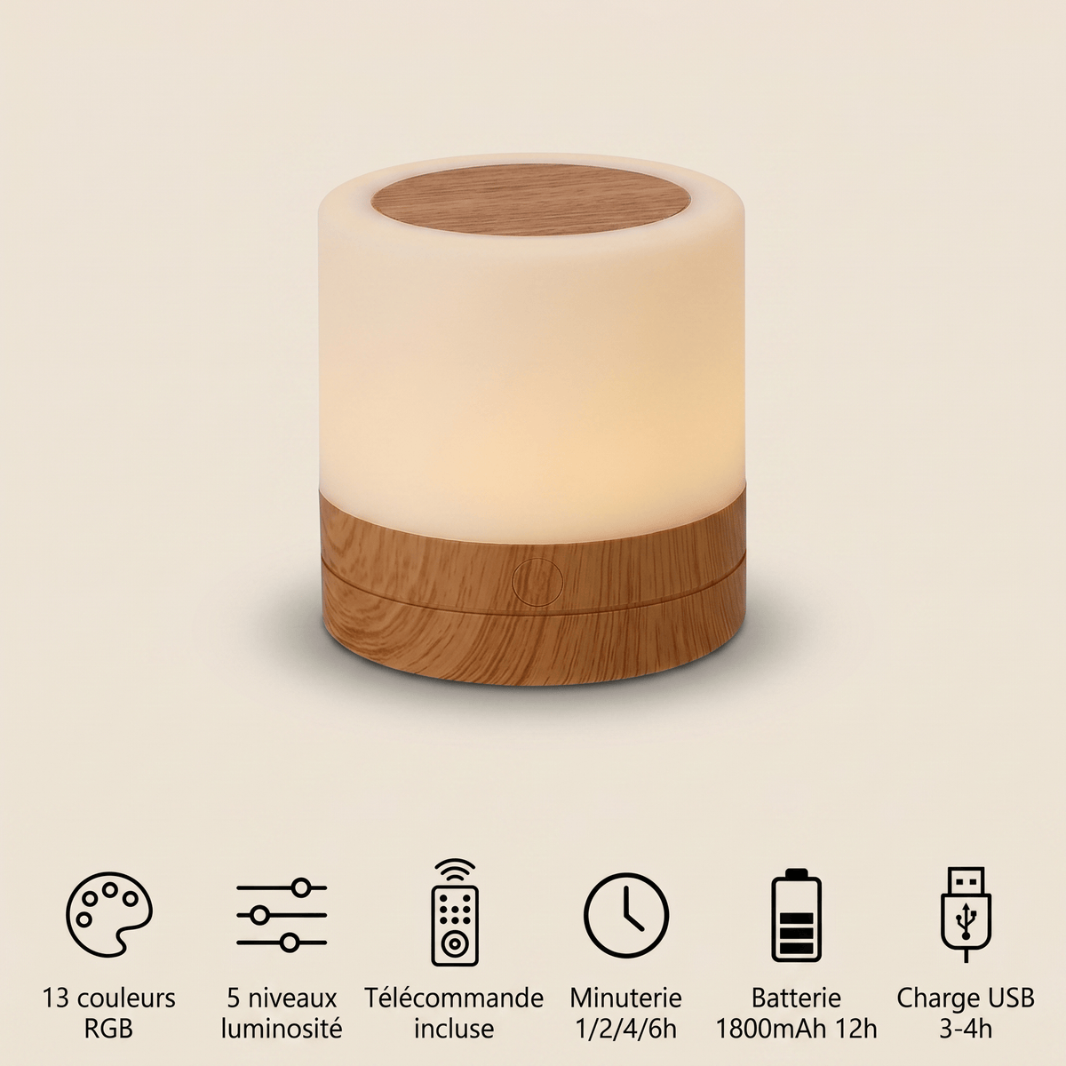 Veilleuse multicolore LED - AmbiGlow
