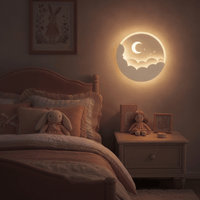 Veilleuse murale nuage lune - LunaCloud