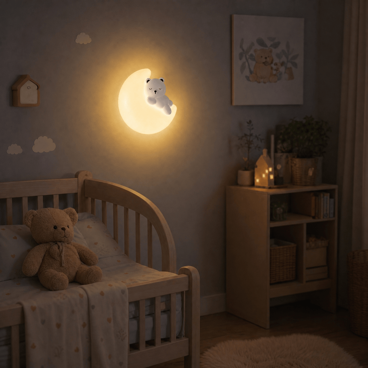 Veilleuse murale ours - LuneBear
