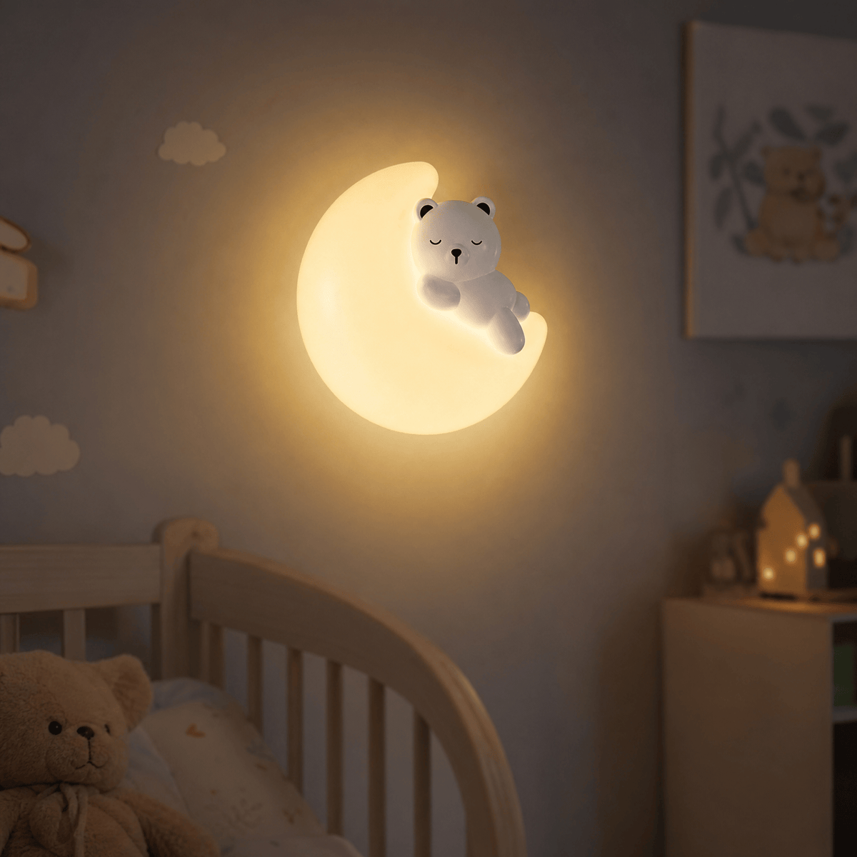Veilleuse murale ours - LuneBear