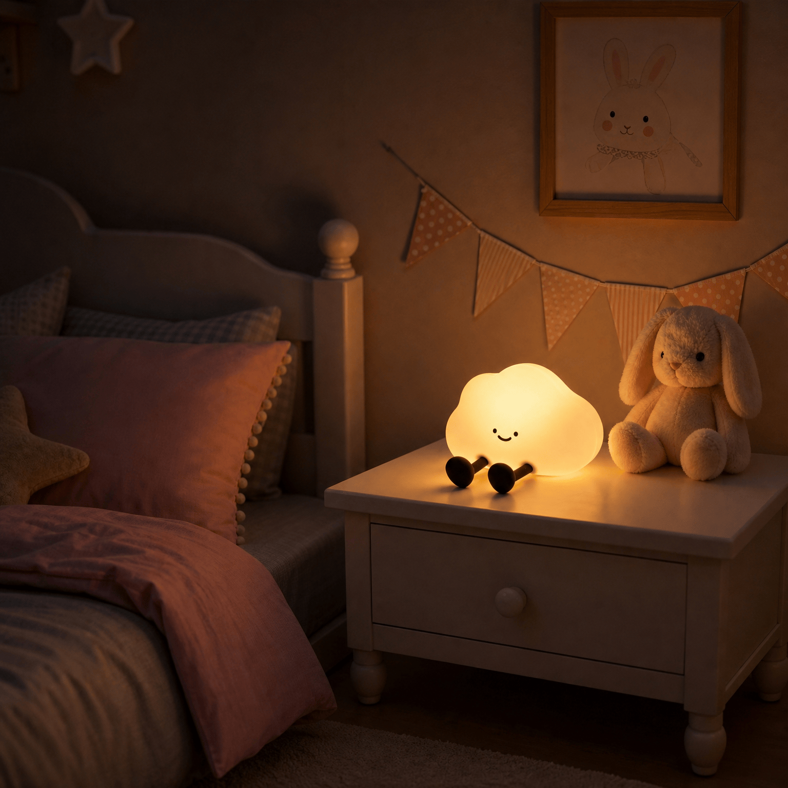 Veilleuse nuage enfant tactile - TouchCloud