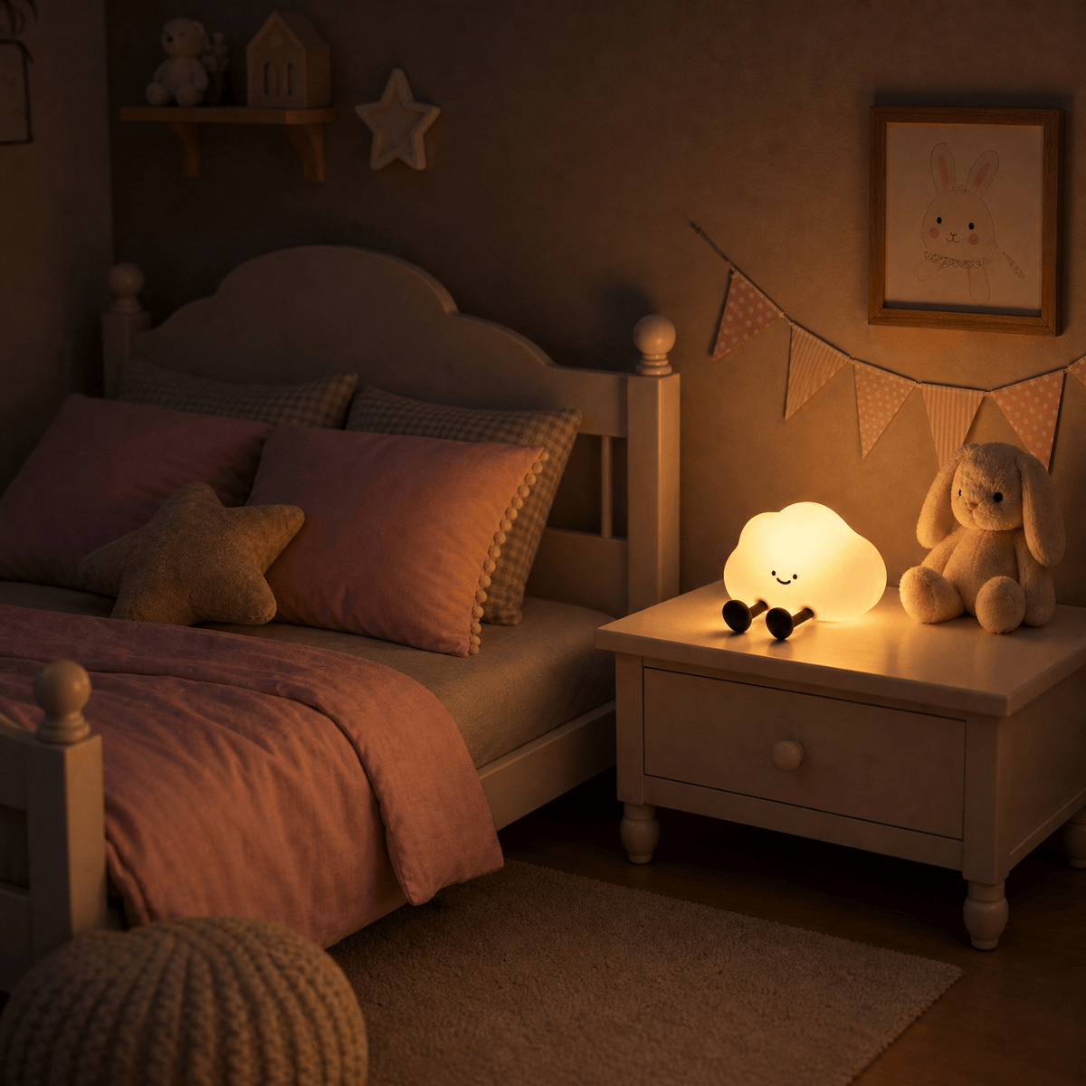 Veilleuse nuage enfant tactile - TouchCloud