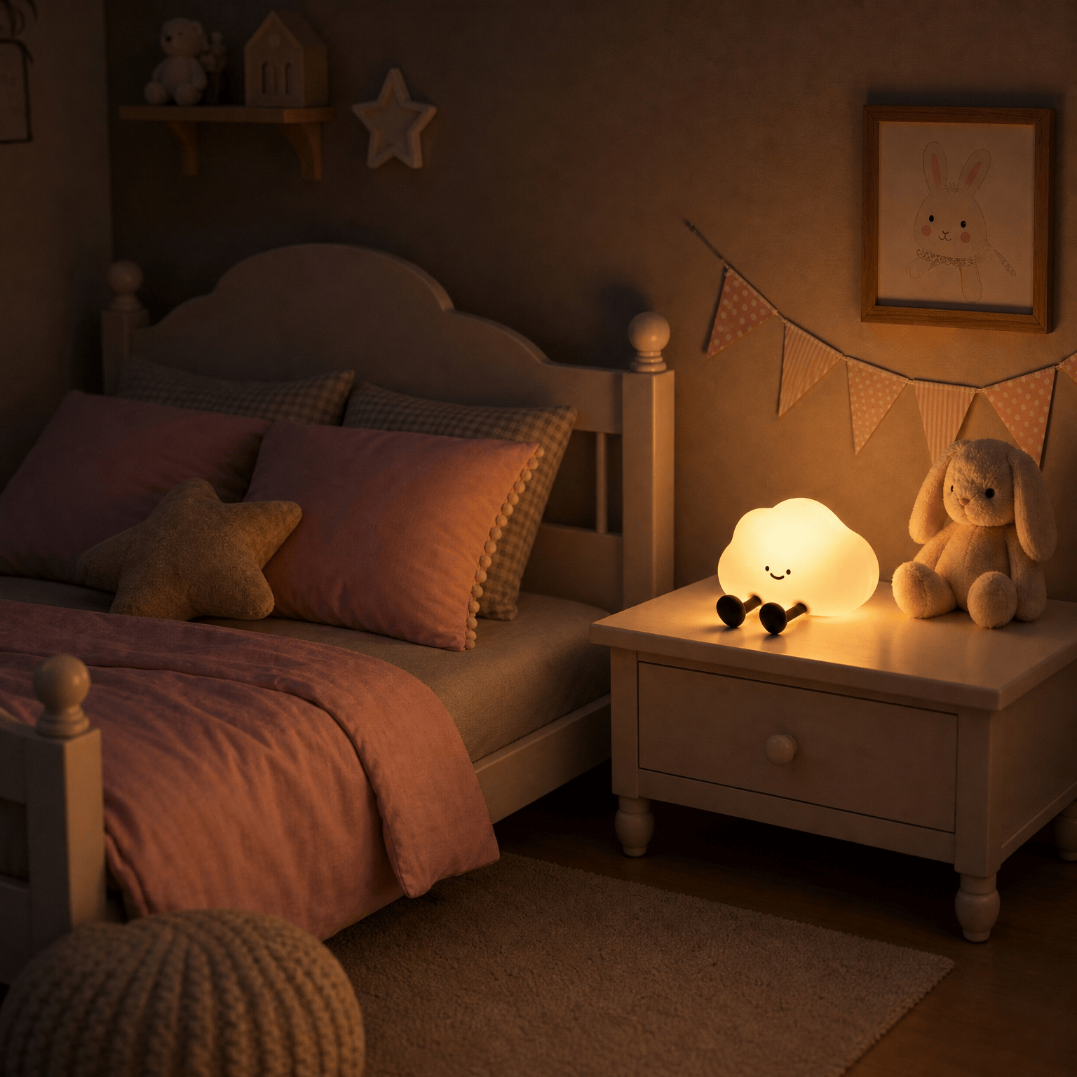 Veilleuse nuage enfant tactile - TouchCloud