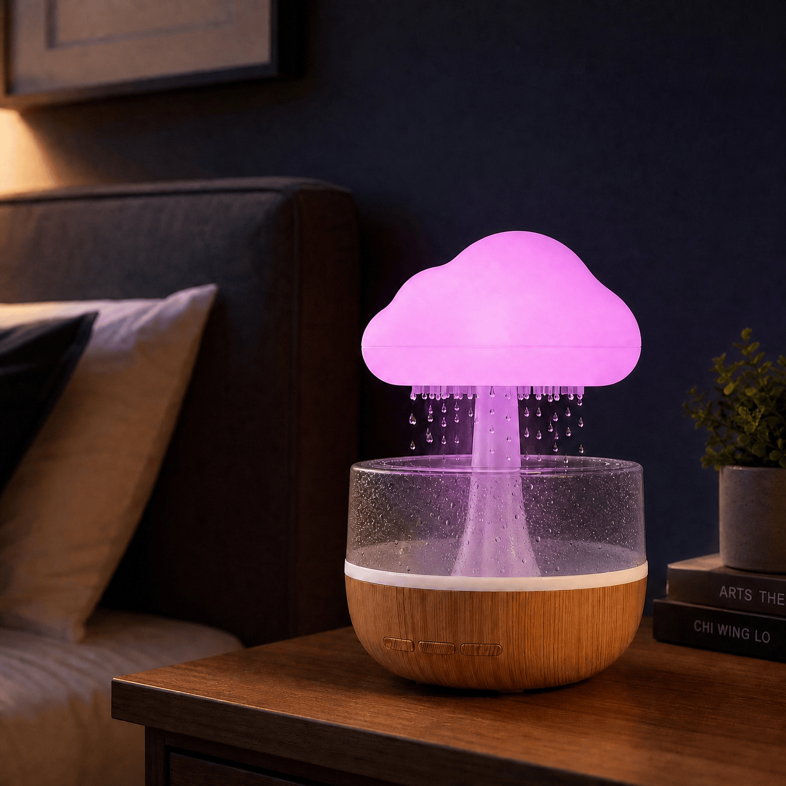 Veilleuse nuage pluie - MistiGlow Image