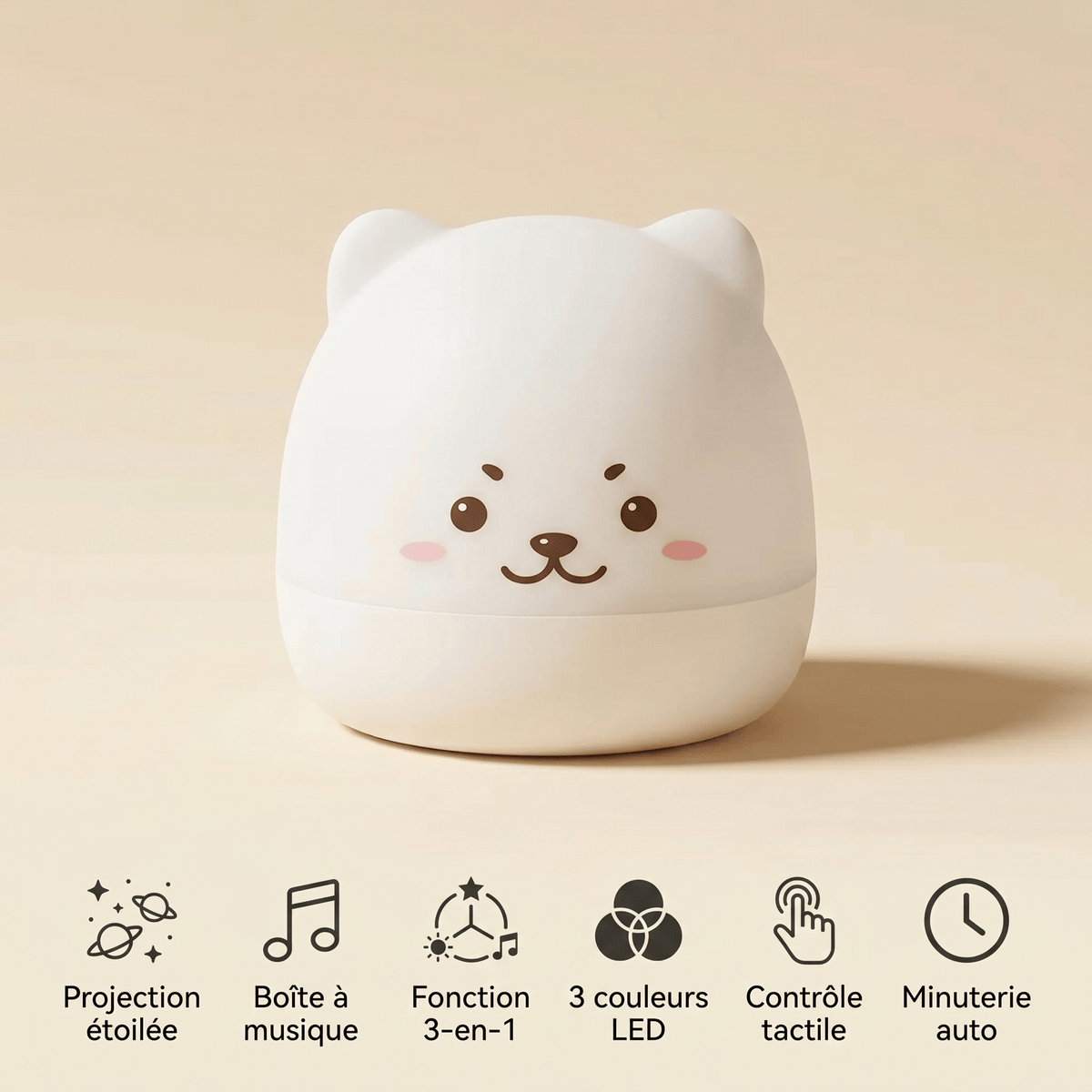 Veilleuse ours projecteur - OursonLight