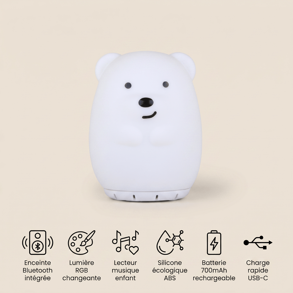 Veilleuse ours rechargeable - TedGlow