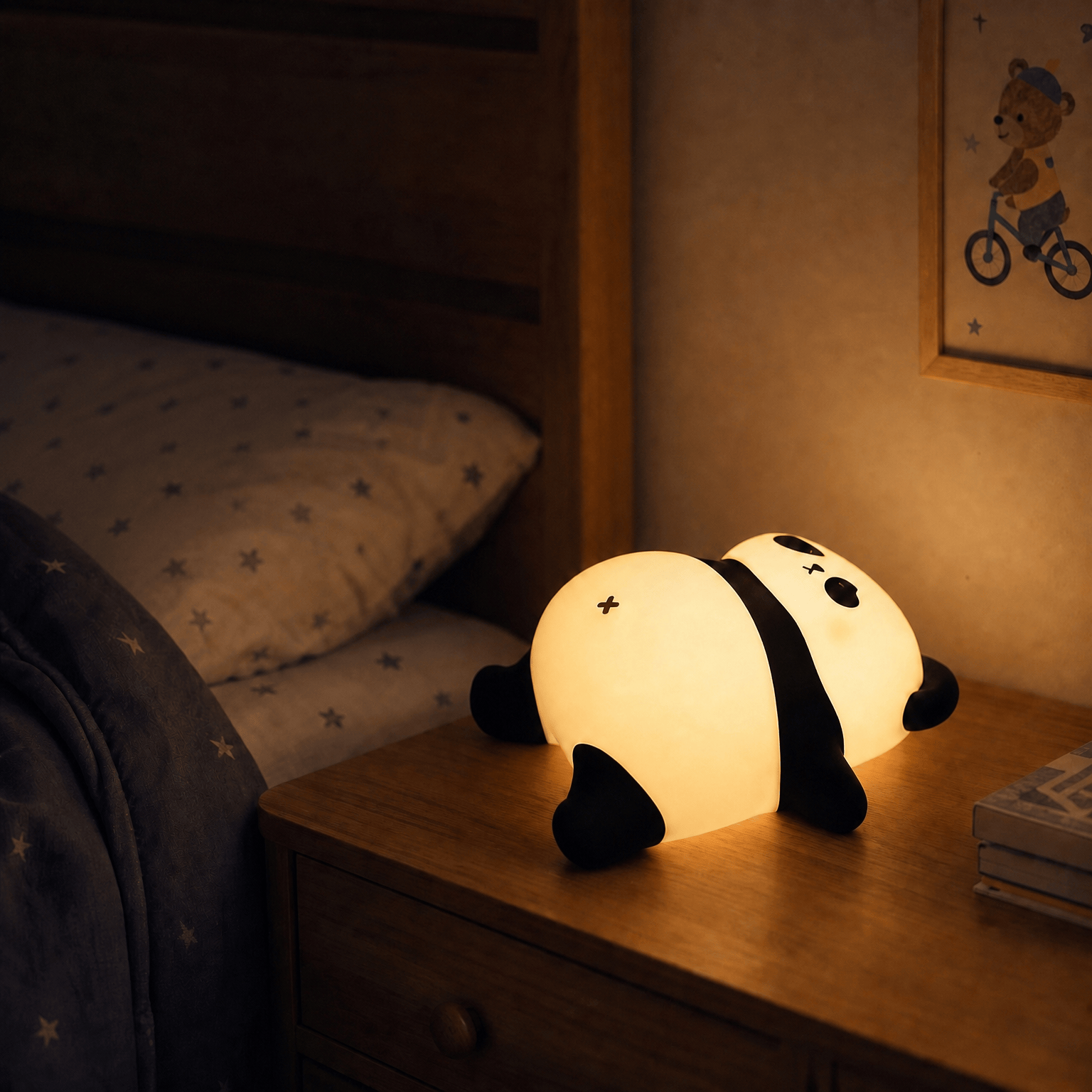 Veilleuse panda lumineux - PandaSoft Image