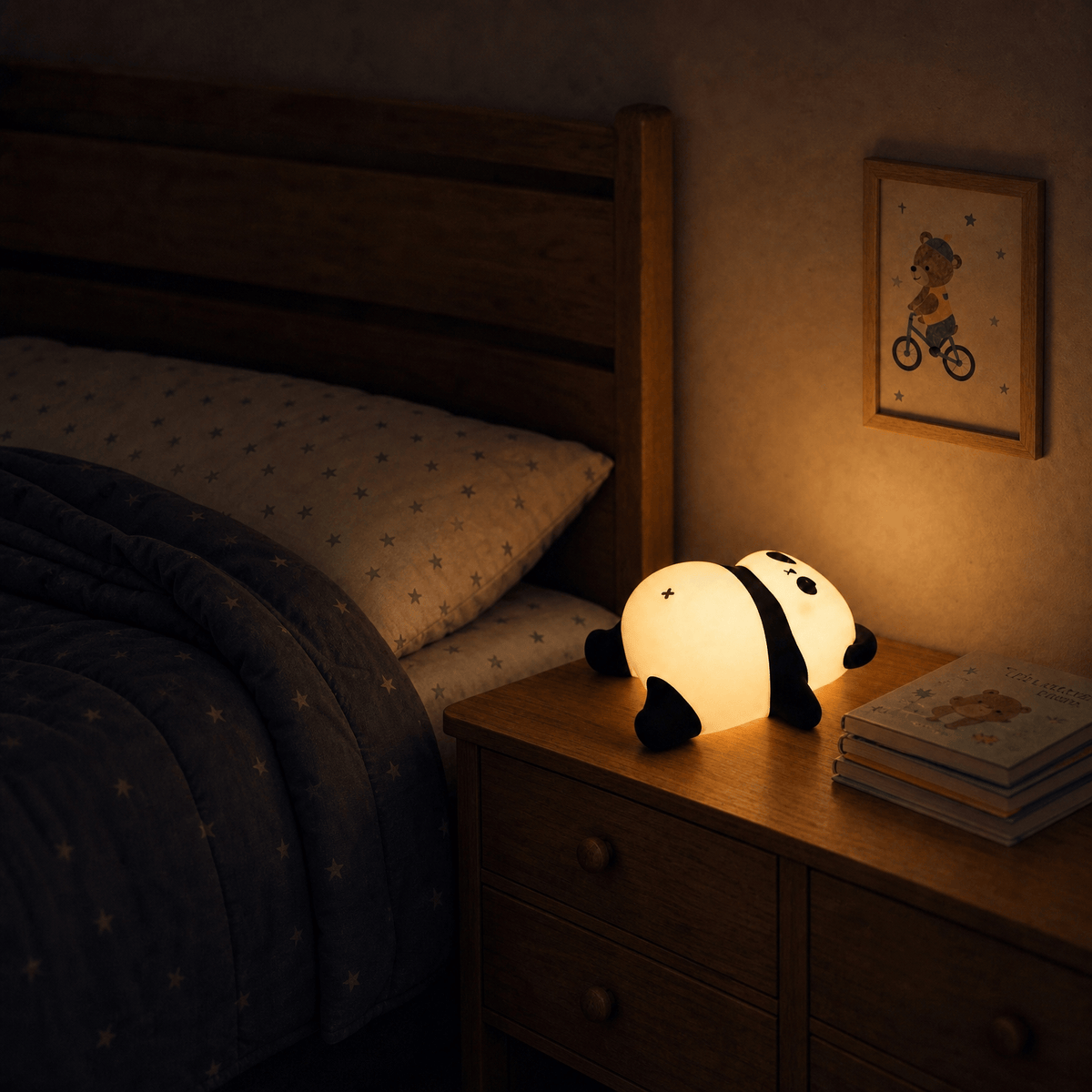 Veilleuse panda lumineux - PandaSoft